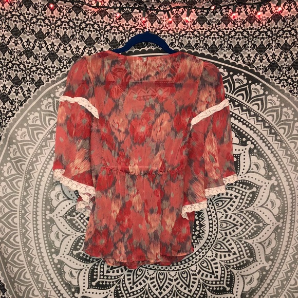 ♥️FREE PEOPLE♥️ Gorgeous Blouse! PERFECT COND.💞🌸 - Picture 5 of 5